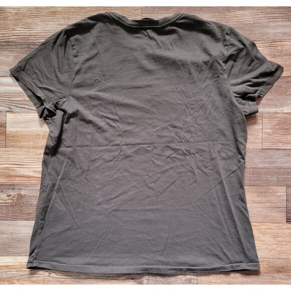 Harley Davidson Women's Sublimated Embroidery Eagle Cap Sleeve Shirt Y2K Size XL - Picture 9 of 10